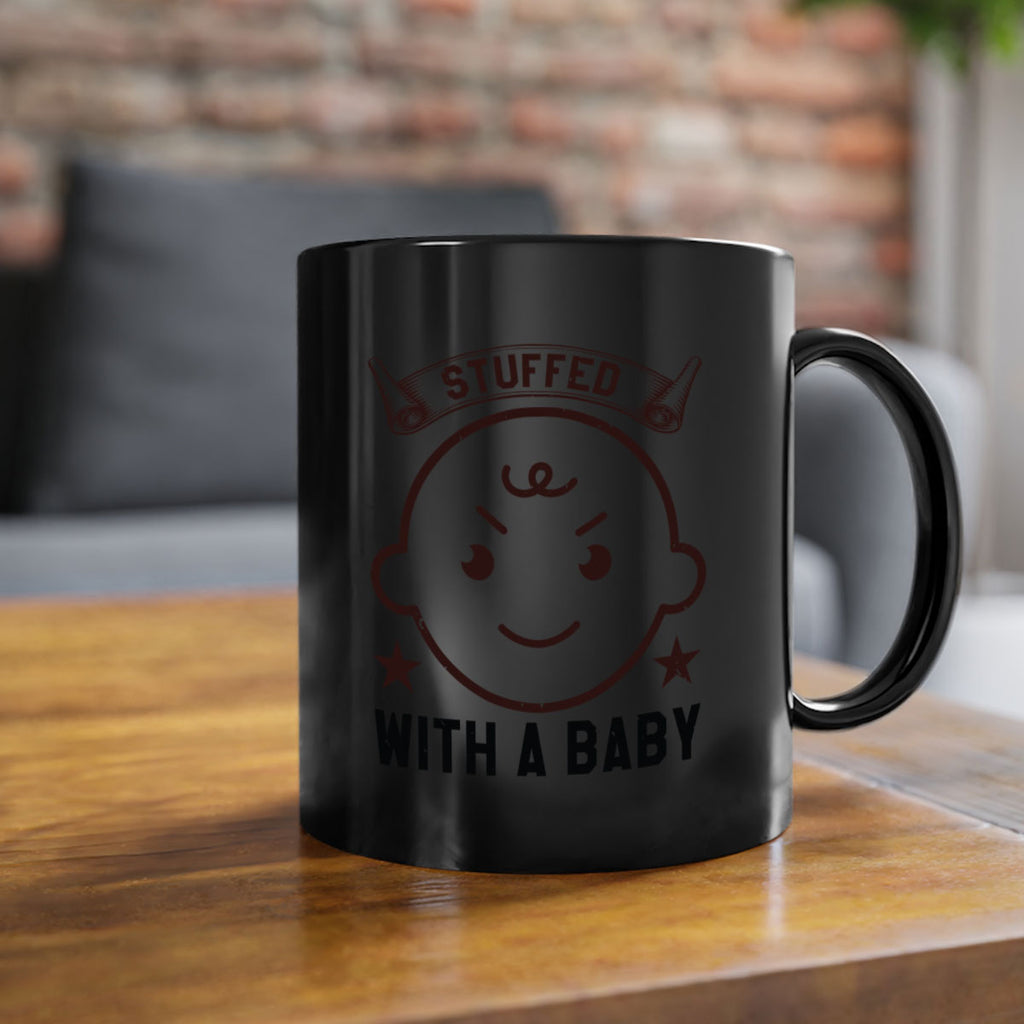 stuffed with a baby Style 14#- baby shower-Mug / Coffee Cup
