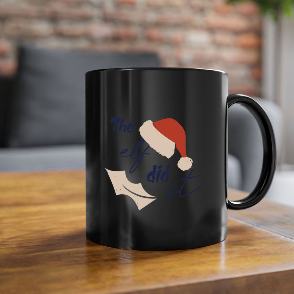 the elf did it 351#- christmas-Mug / Coffee Cup