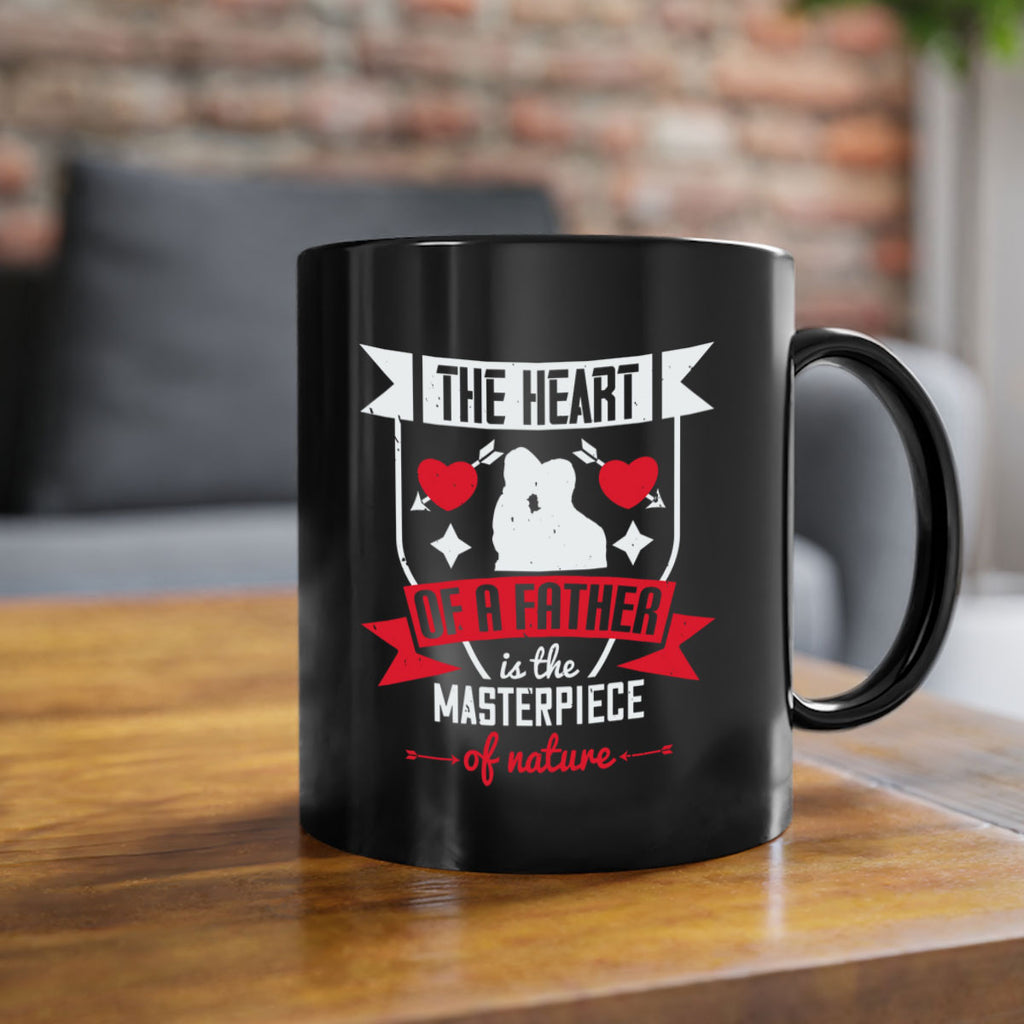 the heart of a father 159#- fathers day-Mug / Coffee Cup