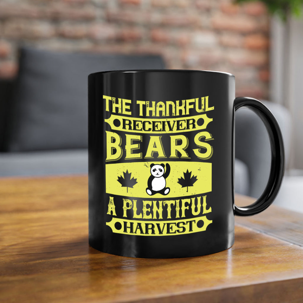 the thankful receiver bears a plentiful harvest 2#- thanksgiving-Mug / Coffee Cup