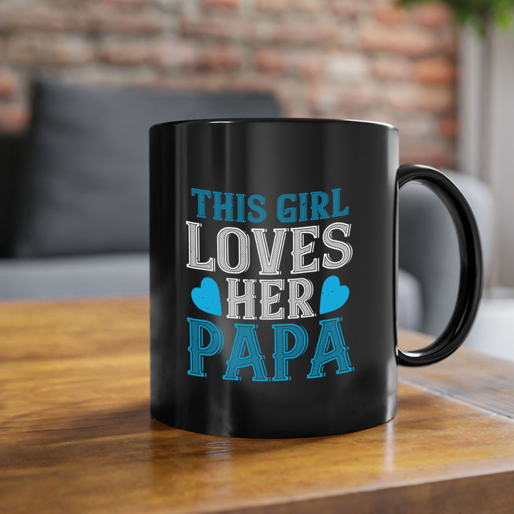 this girl loves her papa 3#- grandpa-Mug / Coffee Cup