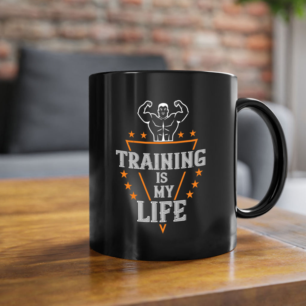 traing is my life 61#- gym-Mug / Coffee Cup