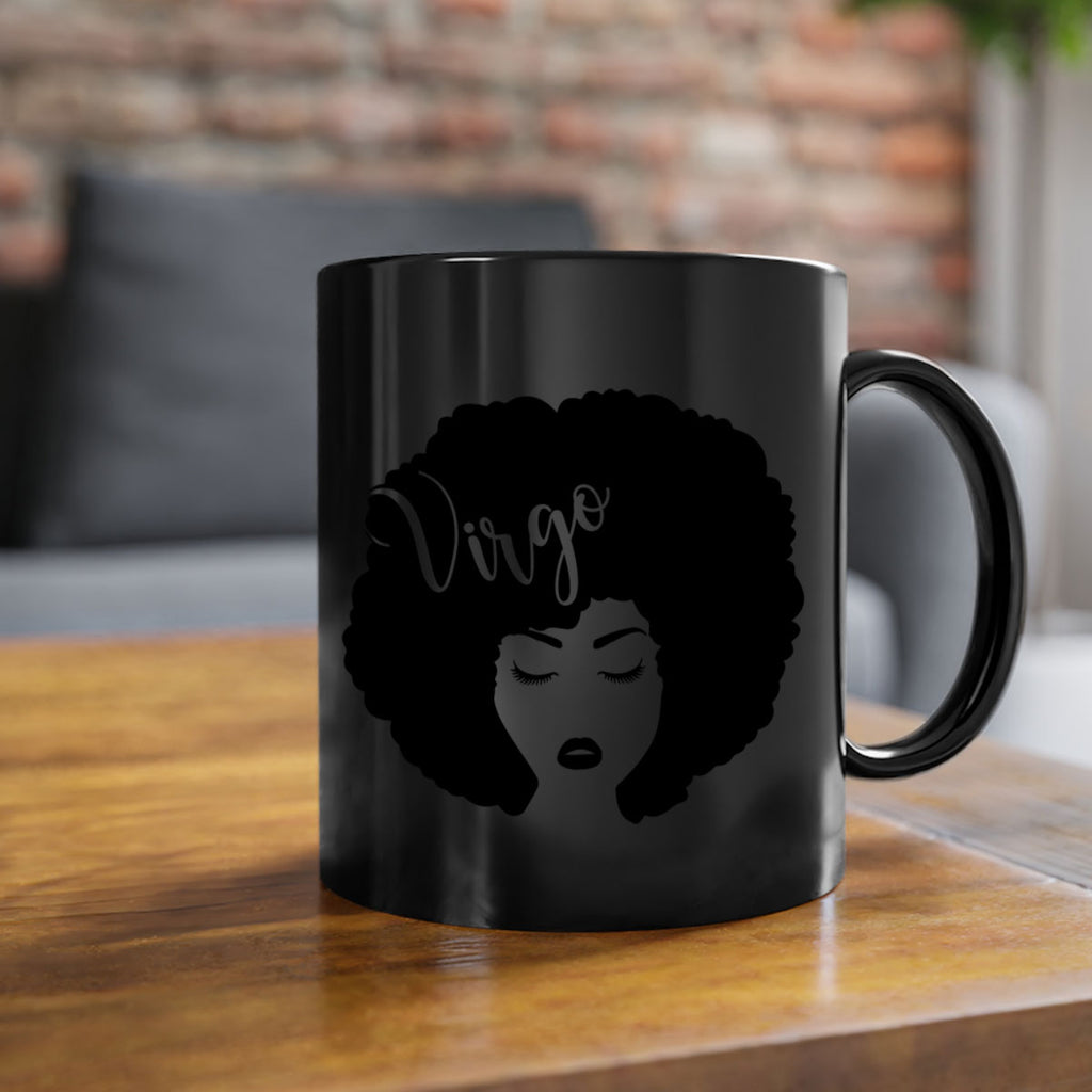 virgo2#- Black women - Girls-Mug / Coffee Cup