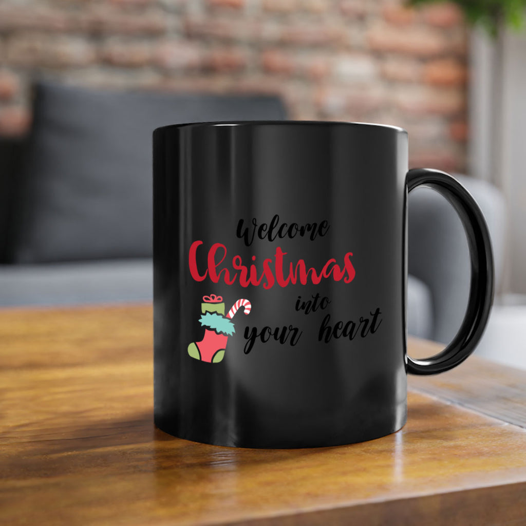 welcome christmas into your heart style 1232#- christmas-Mug / Coffee Cup