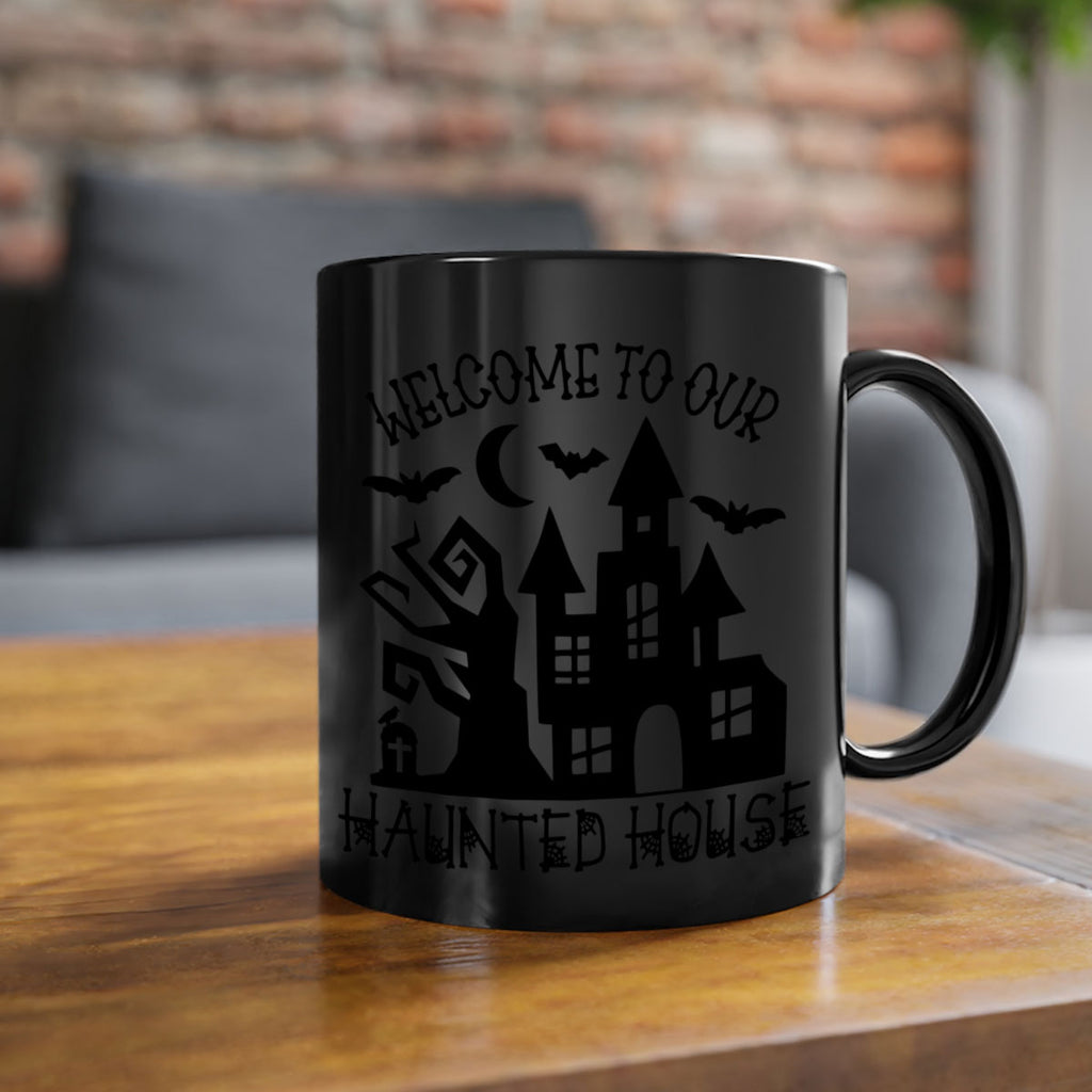 welcome to our haunted house 14#- halloween-Mug / Coffee Cup