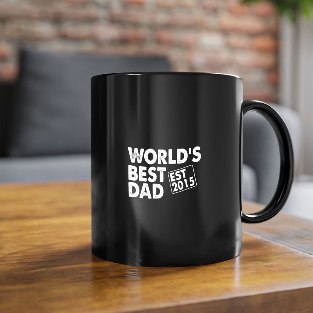 world is best dad est m 62#- dad-Mug / Coffee Cup
