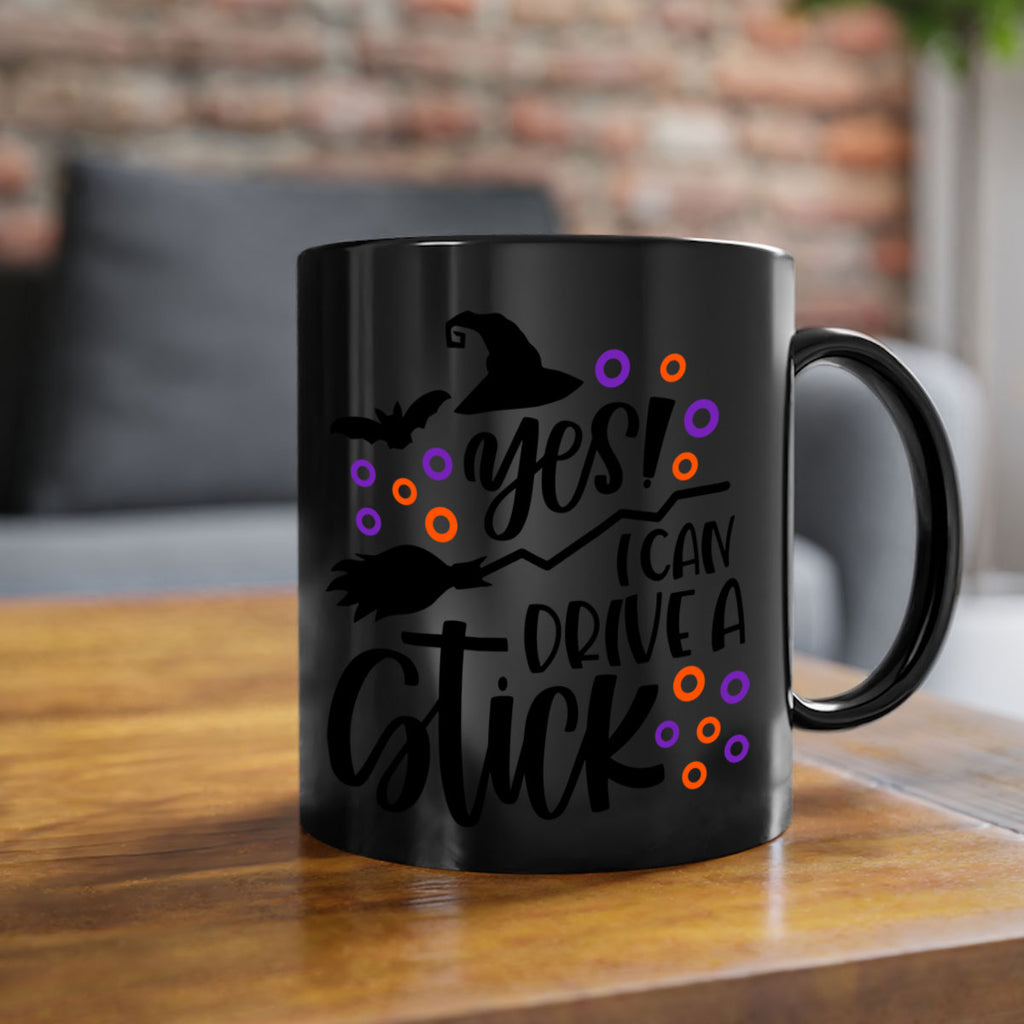 yes i can drive a stick 3#- halloween-Mug / Coffee Cup
