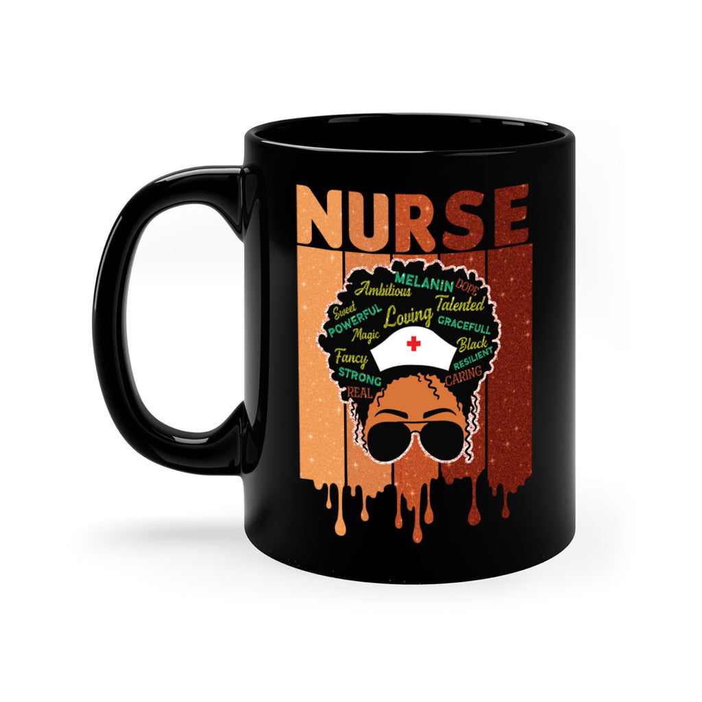 Black Nurse African Melanin Juneteenth 22#- juneteenth-Mug / Coffee Cup