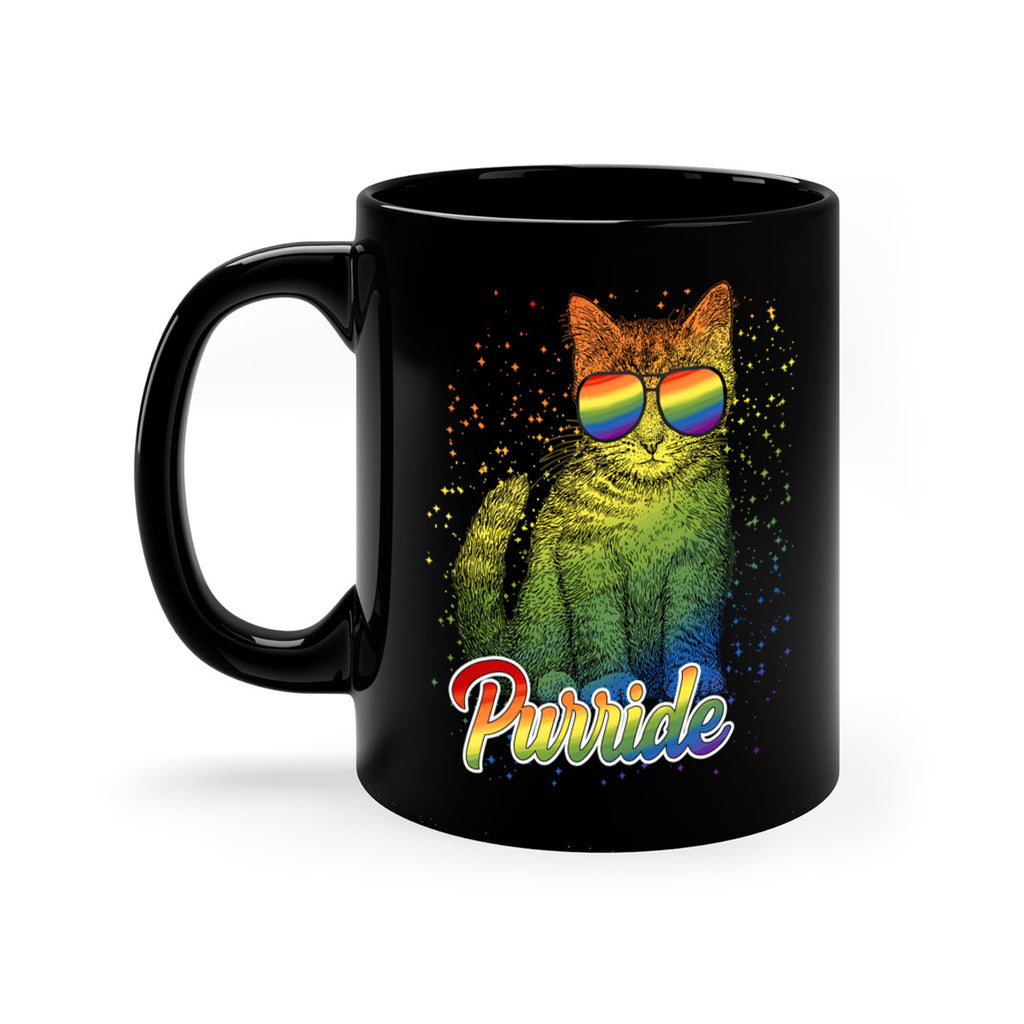Cat Purride Lgbt Flag  Png 57#- lgbt-Mug / Coffee Cup