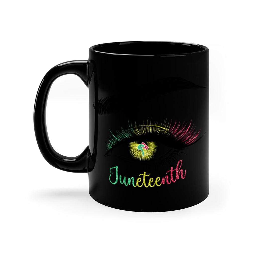 Juneteenth 1865 GirlS Eye 3#- juneteenth-Mug / Coffee Cup