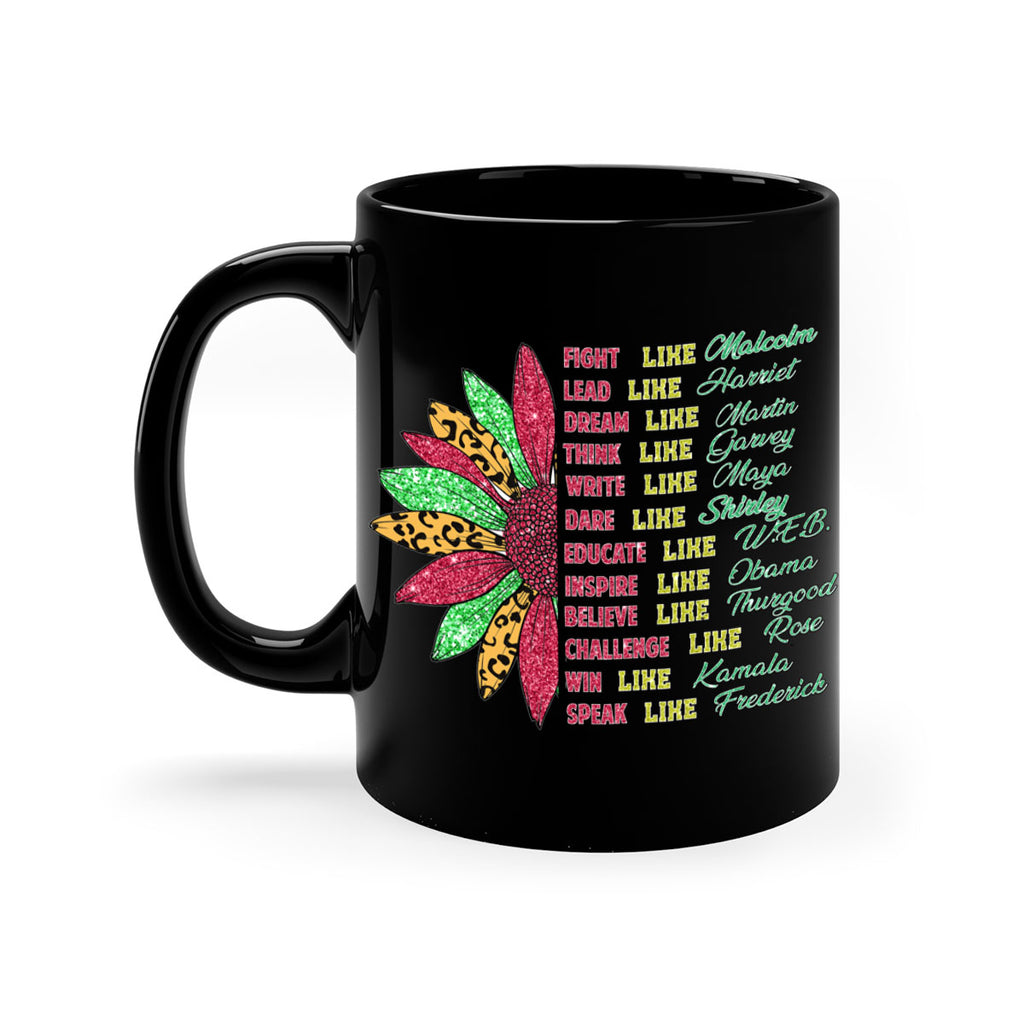Juneteenth Sunflower Design 17#- juneteenth-Mug / Coffee Cup