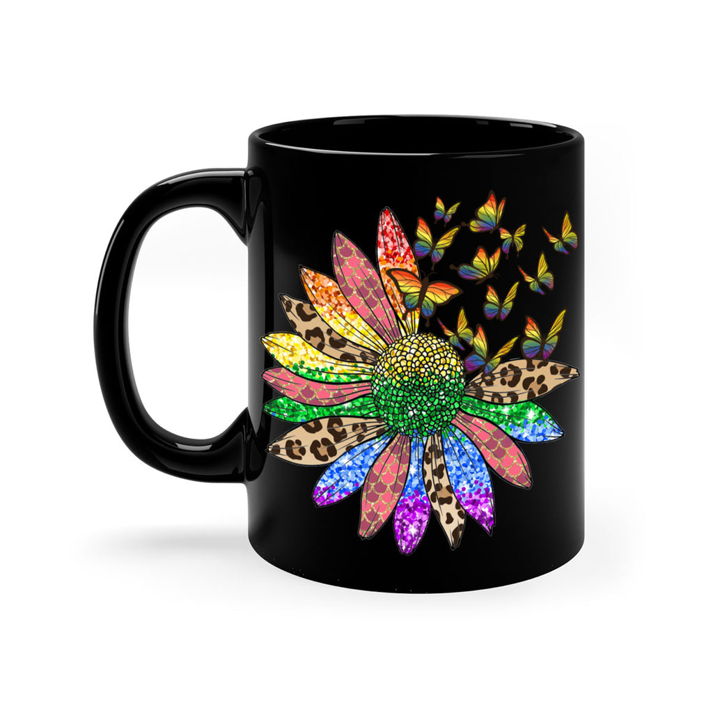 Lgbt Butterfly Sunflower  Png 52#- lgbt-Mug / Coffee Cup