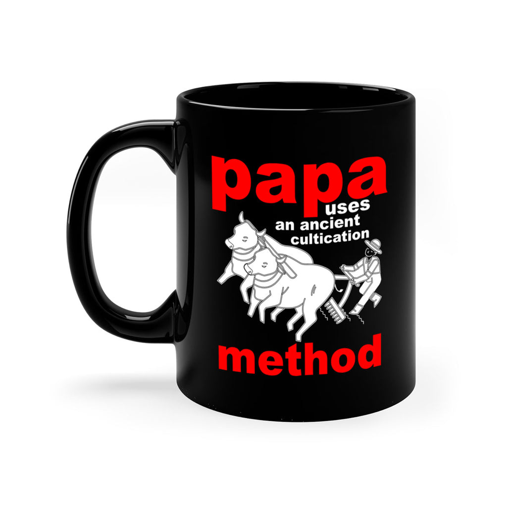 PAPA USES an ancient 113#- grandpa-Mug / Coffee Cup