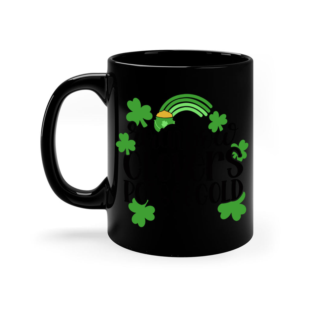 Rainbow Clovers Pots Of Gold Style 35#- St Patricks Day-Mug / Coffee Cup