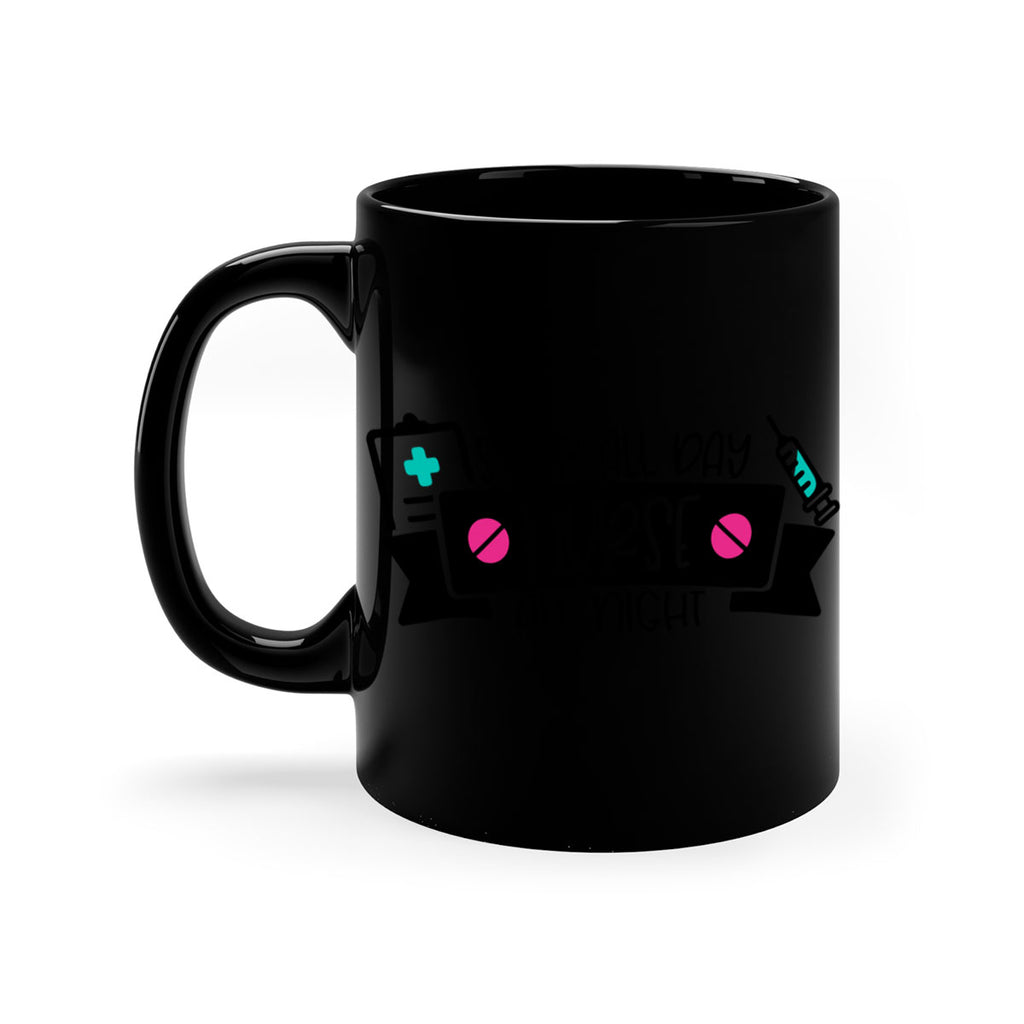 Sleep All Day Nurse All Night Style Style 37#- nurse-Mug / Coffee Cup