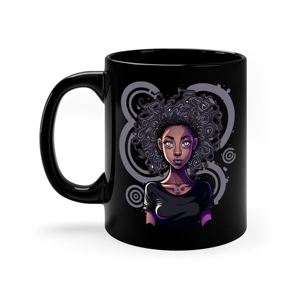 Sparkling Black Girl Design 14#- Black women - Girls-Mug / Coffee Cup