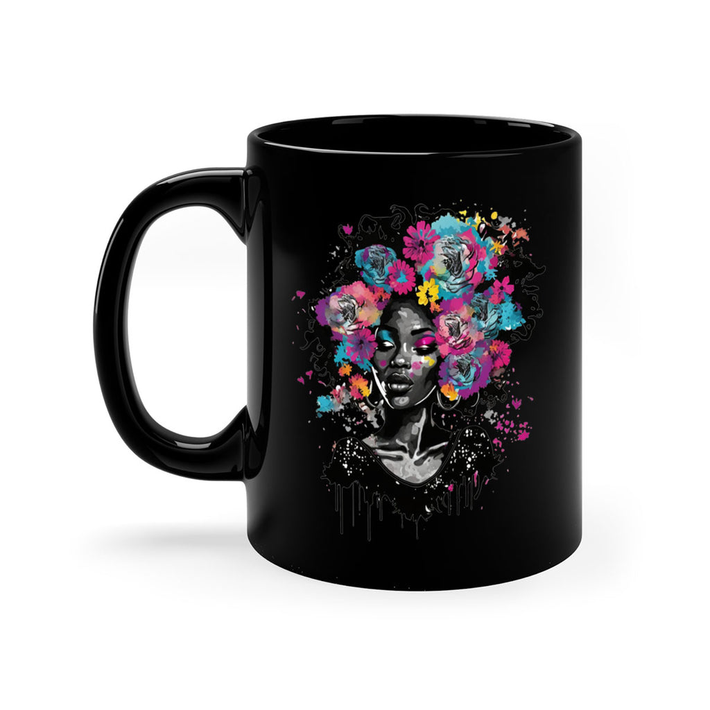 Sparkling Black Girl Design 17#- Black women - Girls-Mug / Coffee Cup