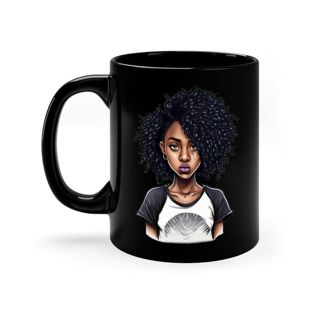 Sparkling Black Girl Design 18#- Black women - Girls-Mug / Coffee Cup