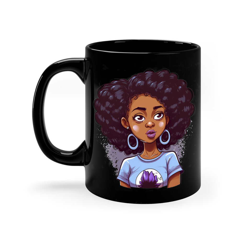 Sparkling Black Girl Design 20#- Black women - Girls-Mug / Coffee Cup