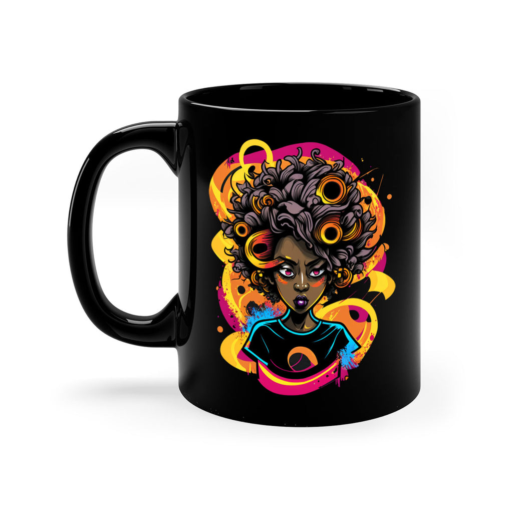 Sparkling Black Girl Design 6#- Black women - Girls-Mug / Coffee Cup