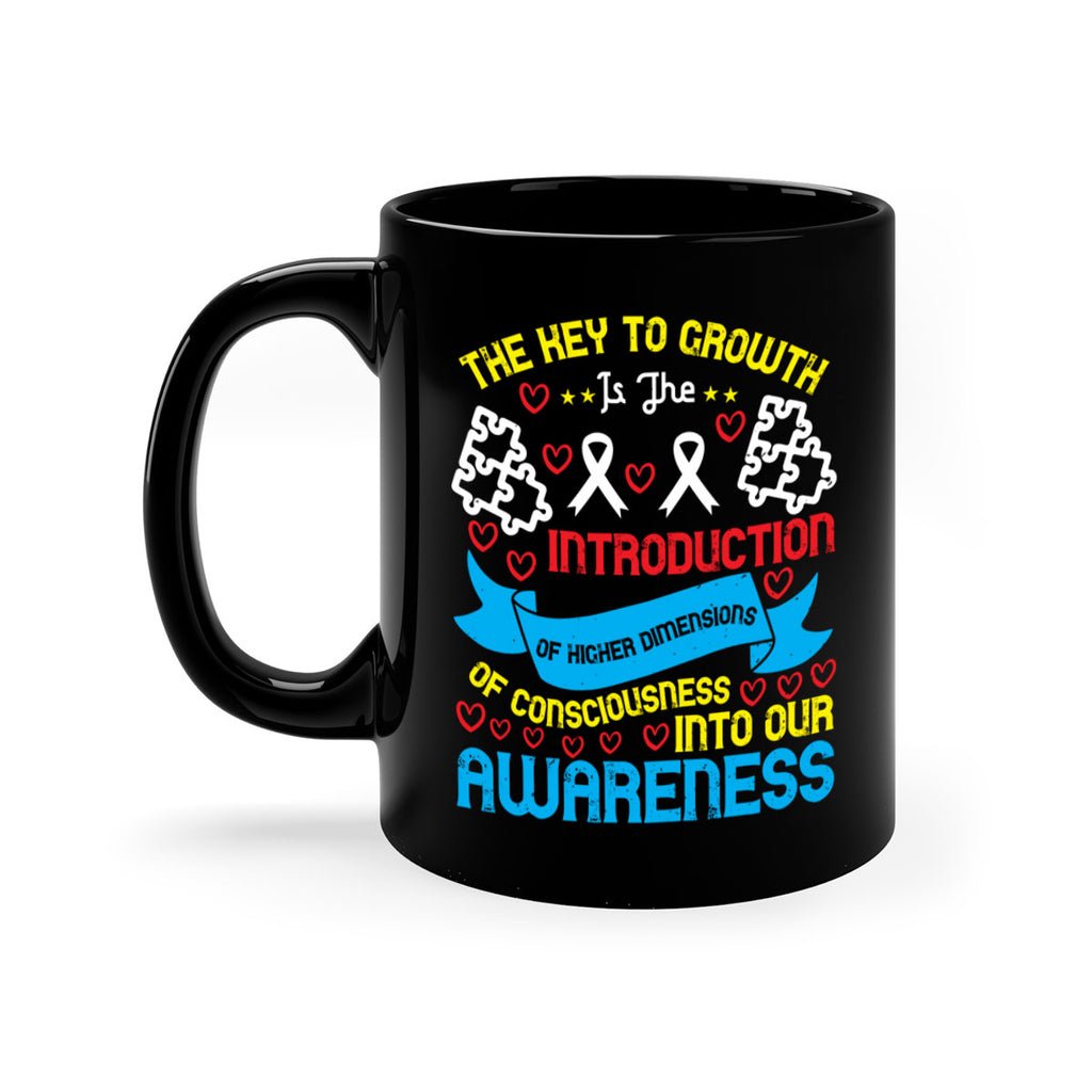 The key to growth is the introduction of higher dimensions Style 20#- Self awareness-Mug / Coffee Cup
