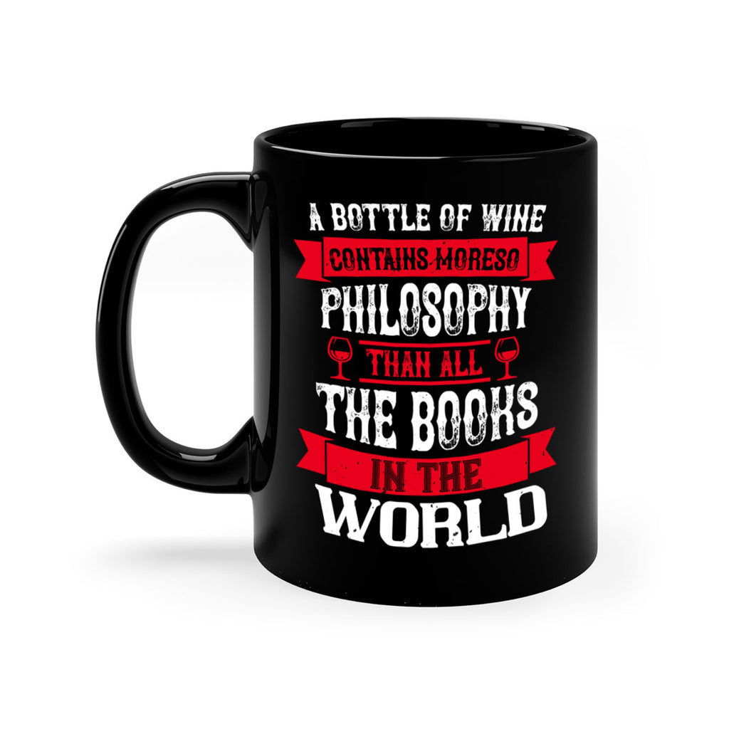 a bottle of wine contains moreso 96#- wine-Mug / Coffee Cup