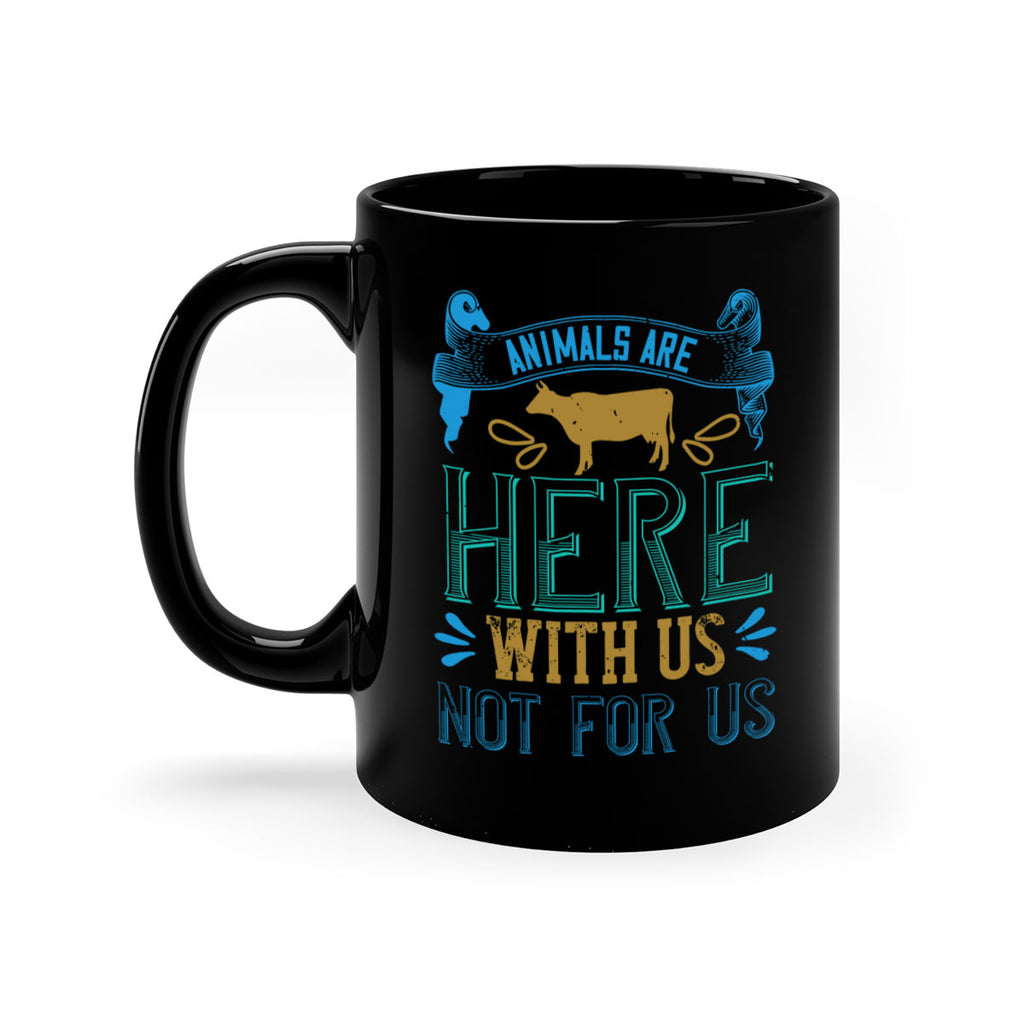 animals are here with us not for us 93#- vegan-Mug / Coffee Cup