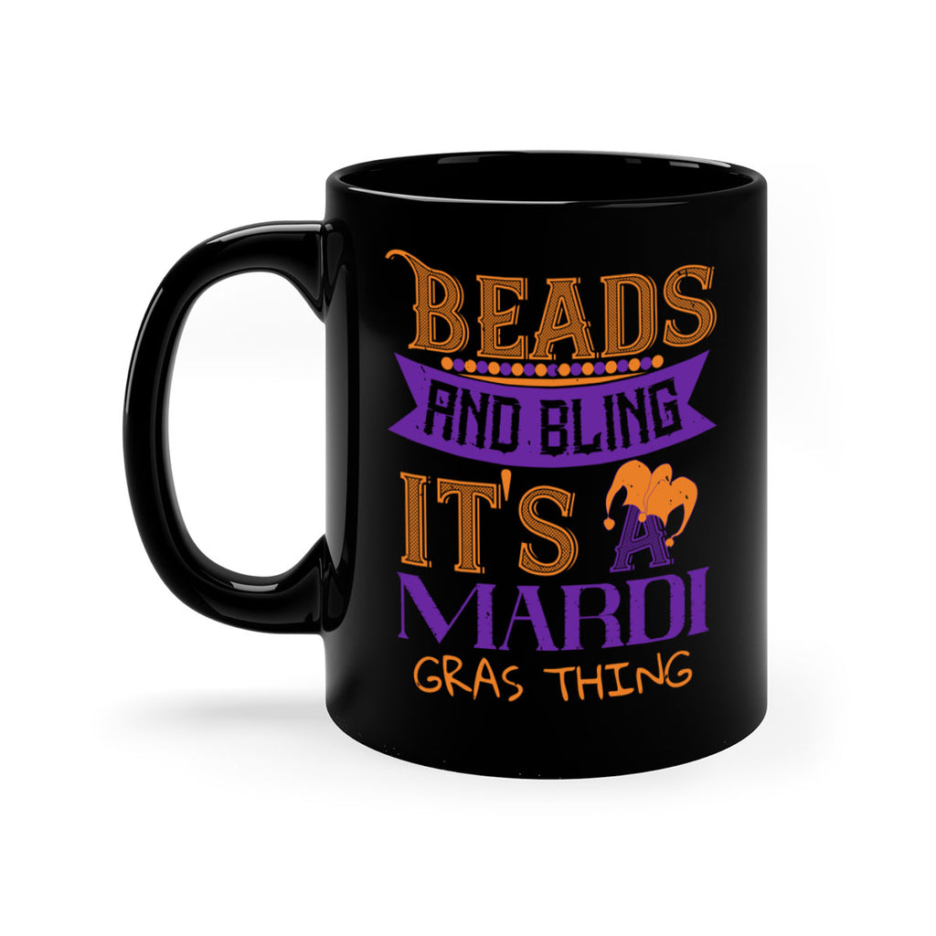 beads and bling its a mardi gras thing 51#- mardi gras-Mug / Coffee Cup
