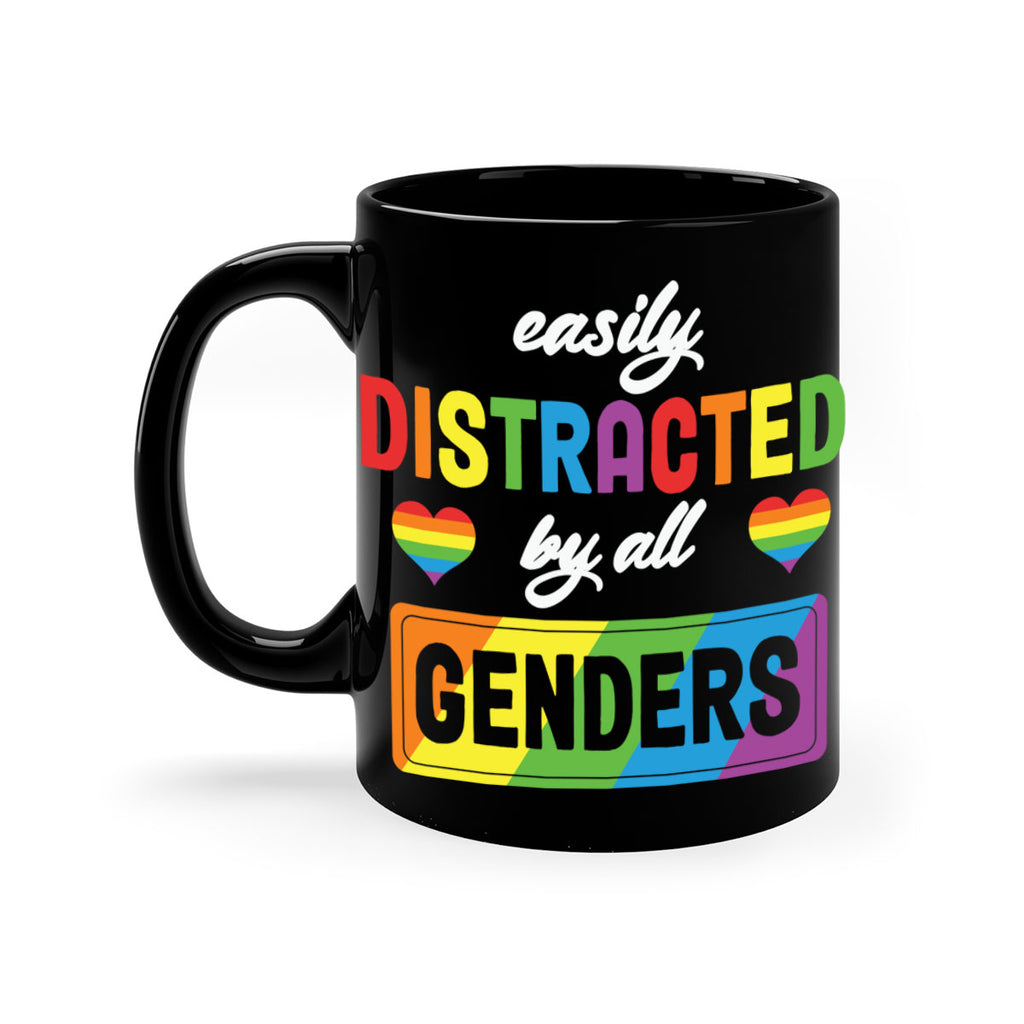 easily distracted by all genders lgbt 142#- lgbt-Mug / Coffee Cup