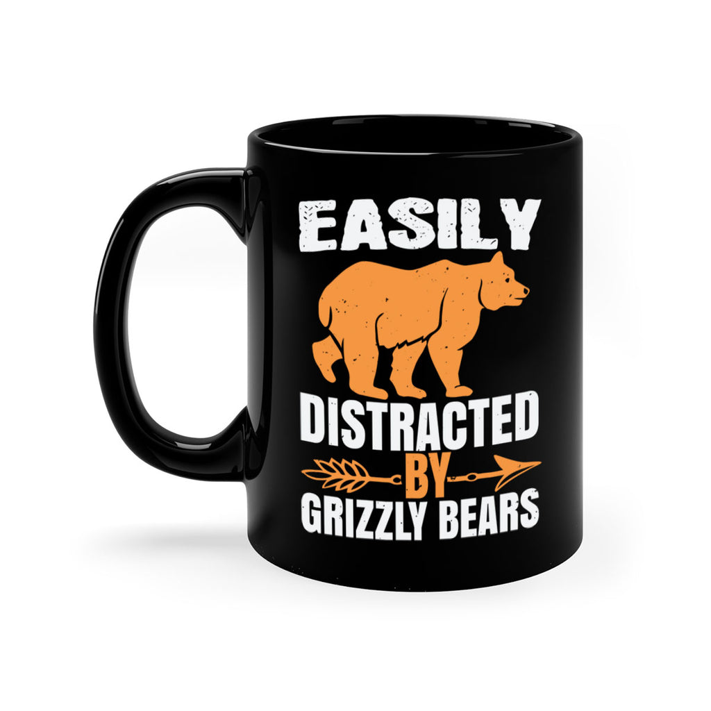 easily distracted by grizzly bears 1#- bear-Mug / Coffee Cup