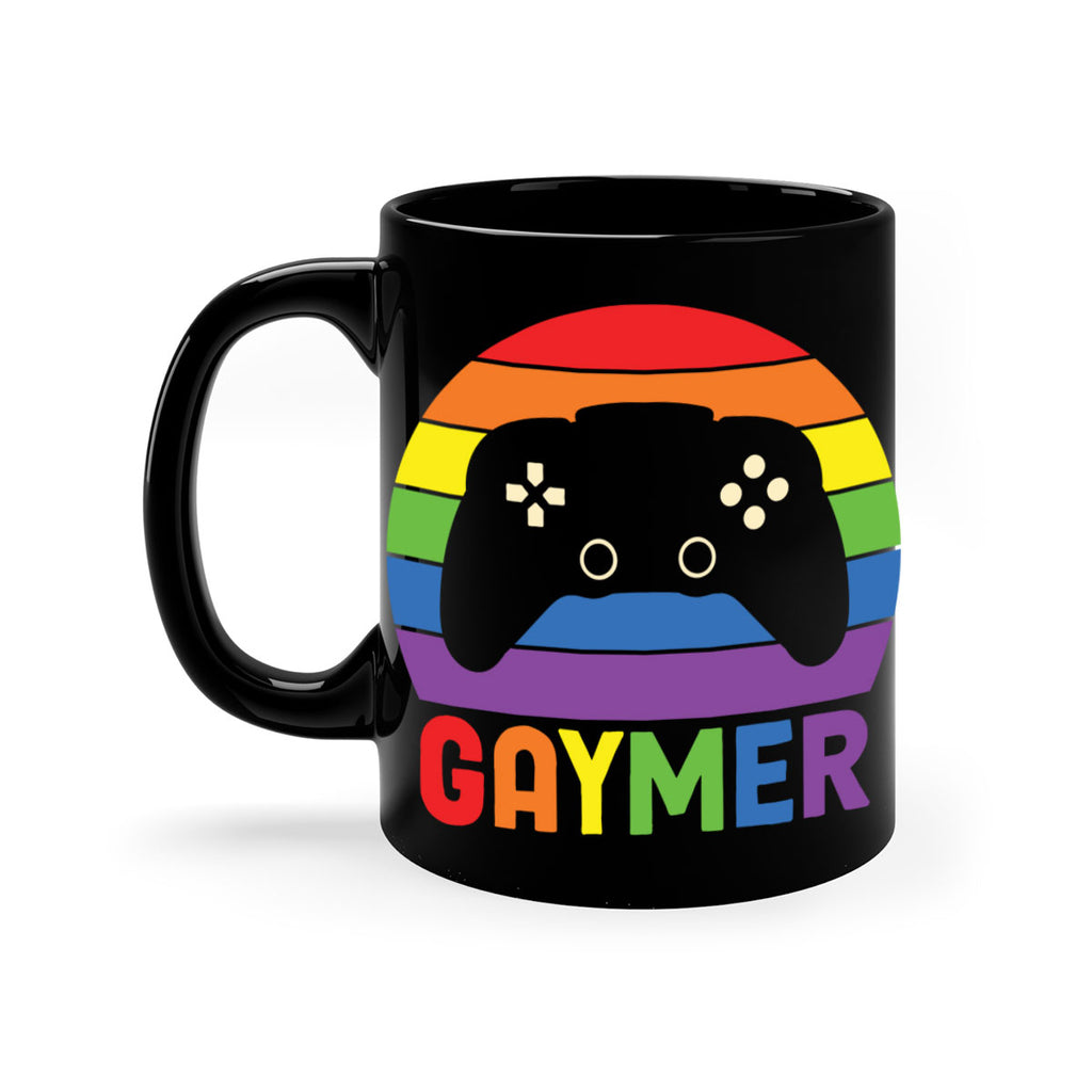 gaymer lgbt gamer rainbow flag lgbt 135#- lgbt-Mug / Coffee Cup