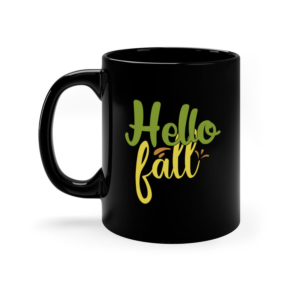 hello fall 55#- thanksgiving-Mug / Coffee Cup