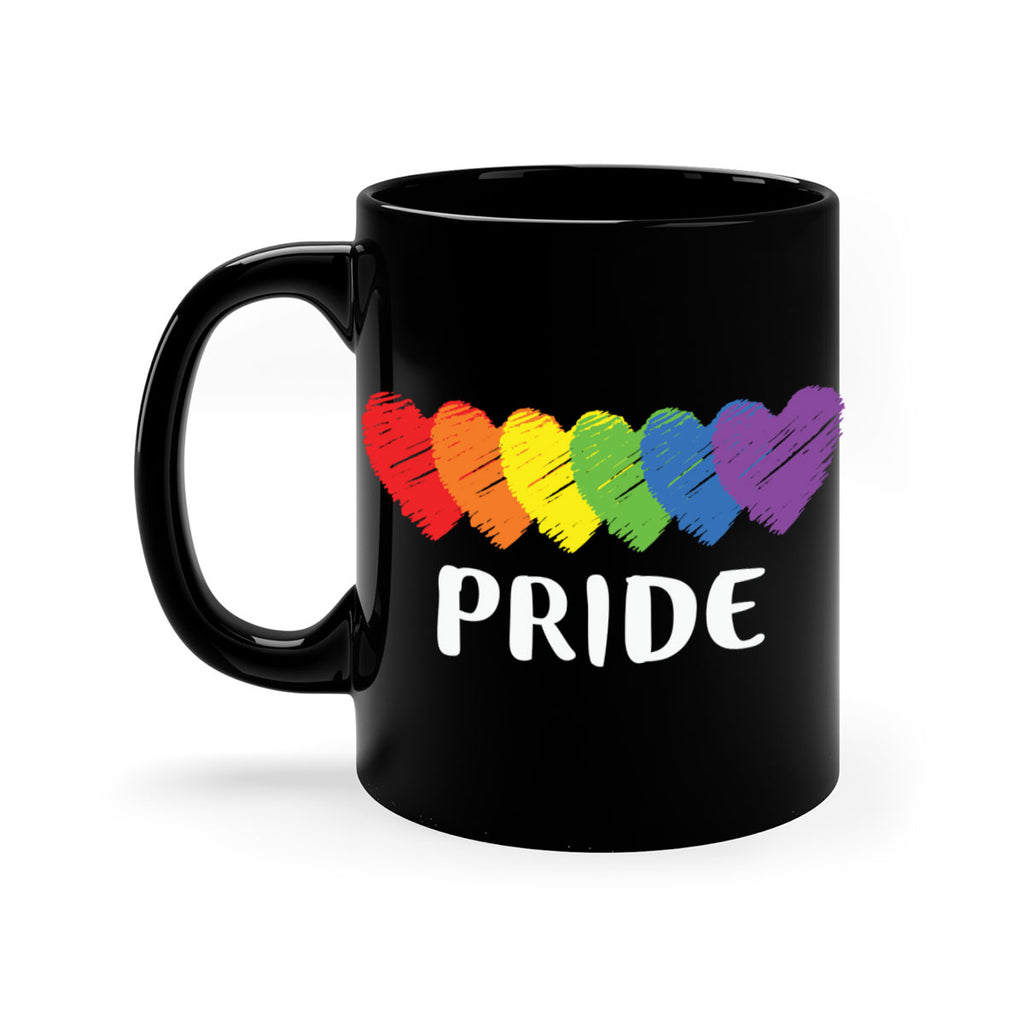 lgbt pride flag rainbow hearts lgbt 99#- lgbt-Mug / Coffee Cup