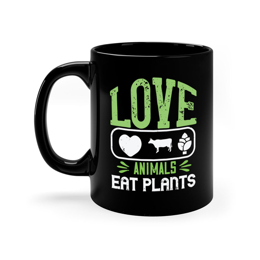 love animals eat plants 33#- vegan-Mug / Coffee Cup