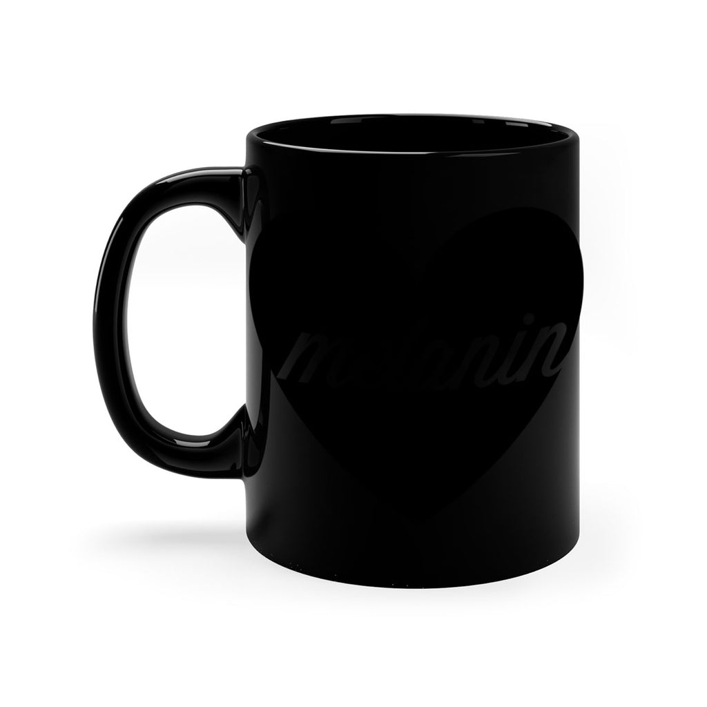 melanin loveheart 76#- black words - phrases-Mug / Coffee Cup
