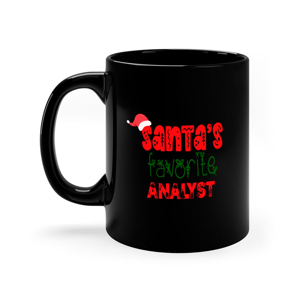 santas favorite analyst style 638#- christmas-Mug / Coffee Cup