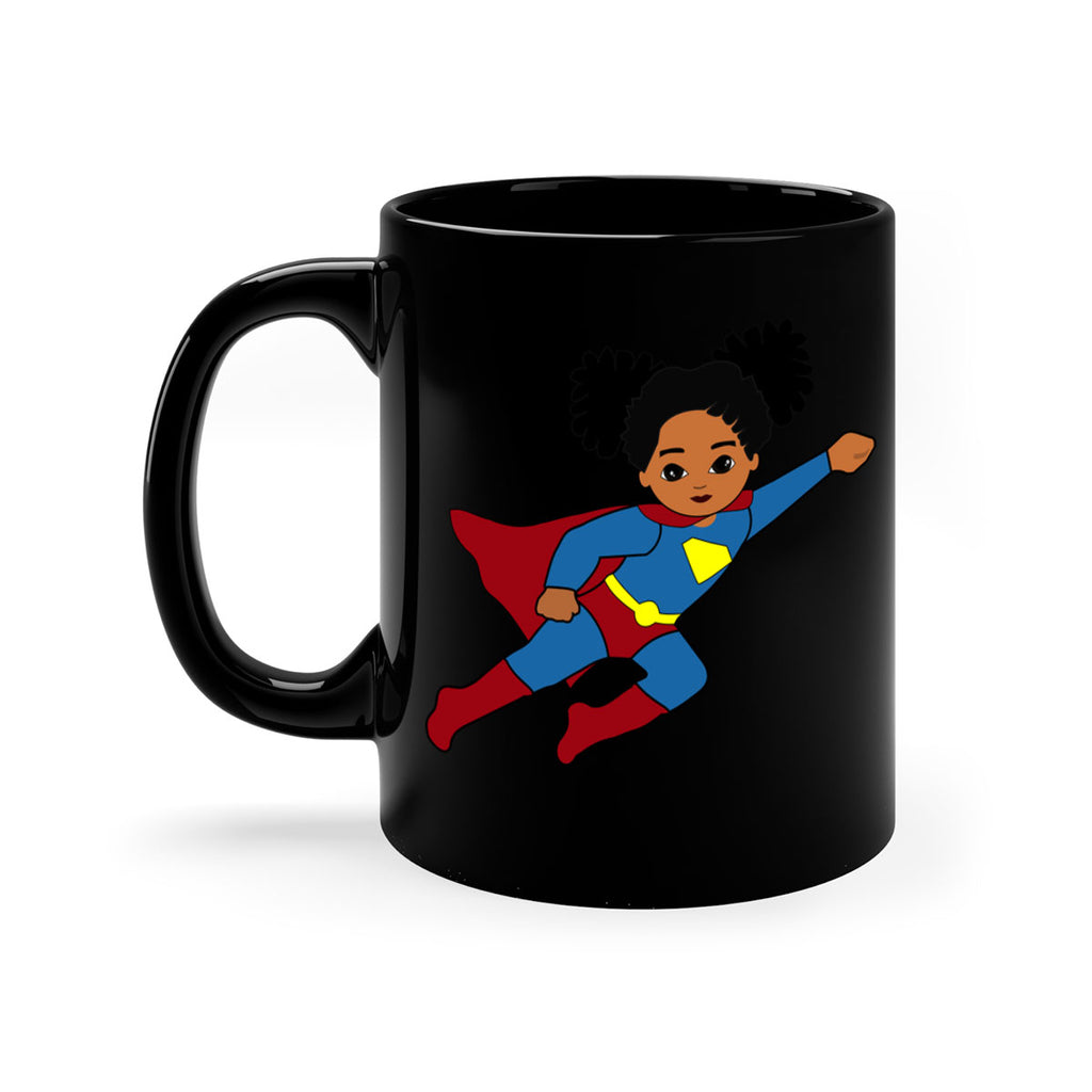 super kids girl 3#- Black women - Girls-Mug / Coffee Cup