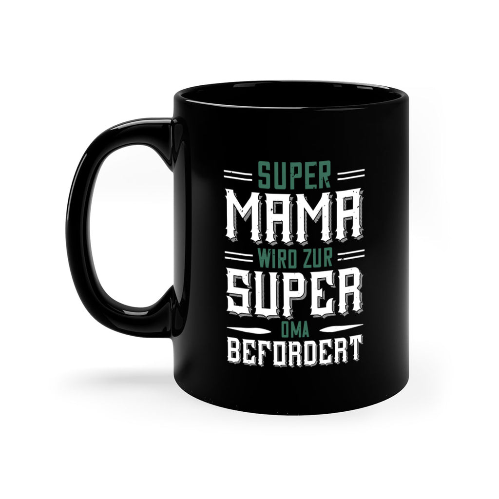 super mama wird zur 9#- grandpa-Mug / Coffee Cup