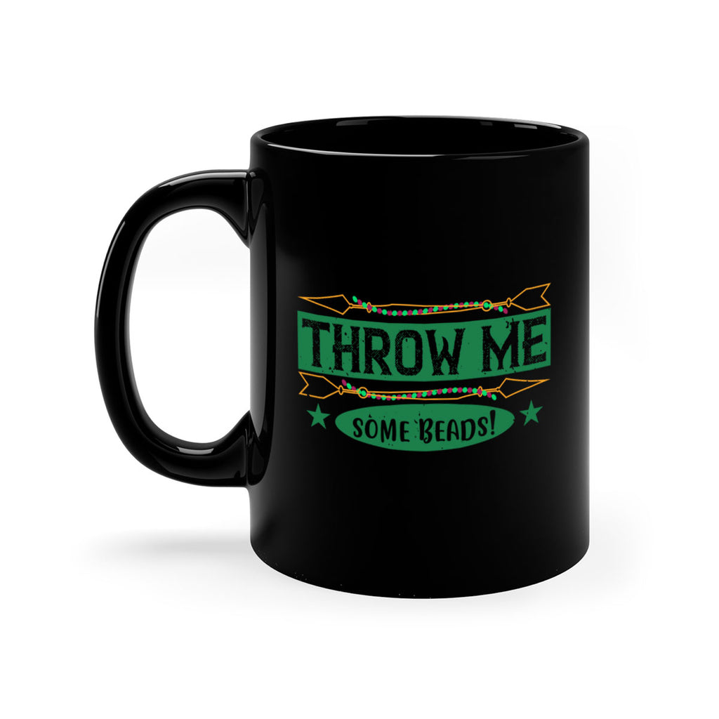 throw me some beads 34#- mardi gras-Mug / Coffee Cup
