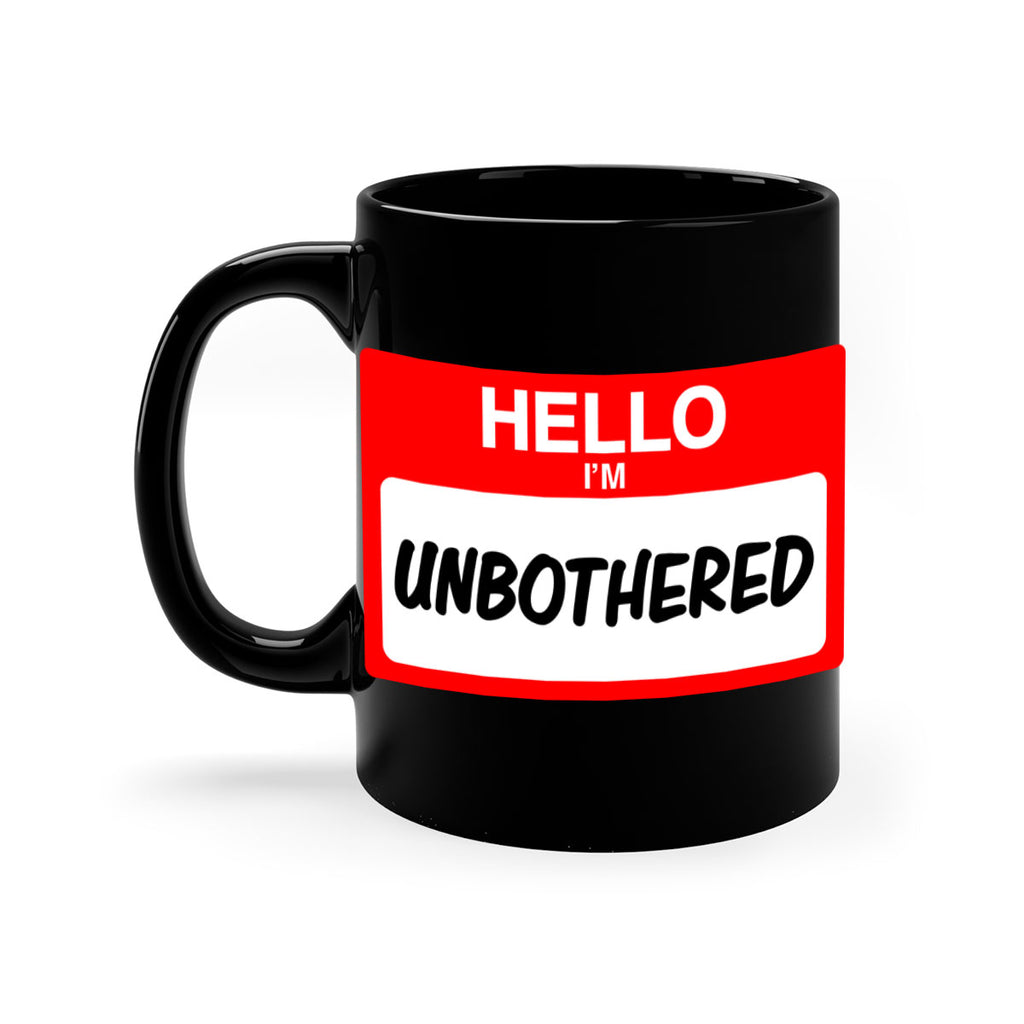 unbothered 14#- black words - phrases-Mug / Coffee Cup