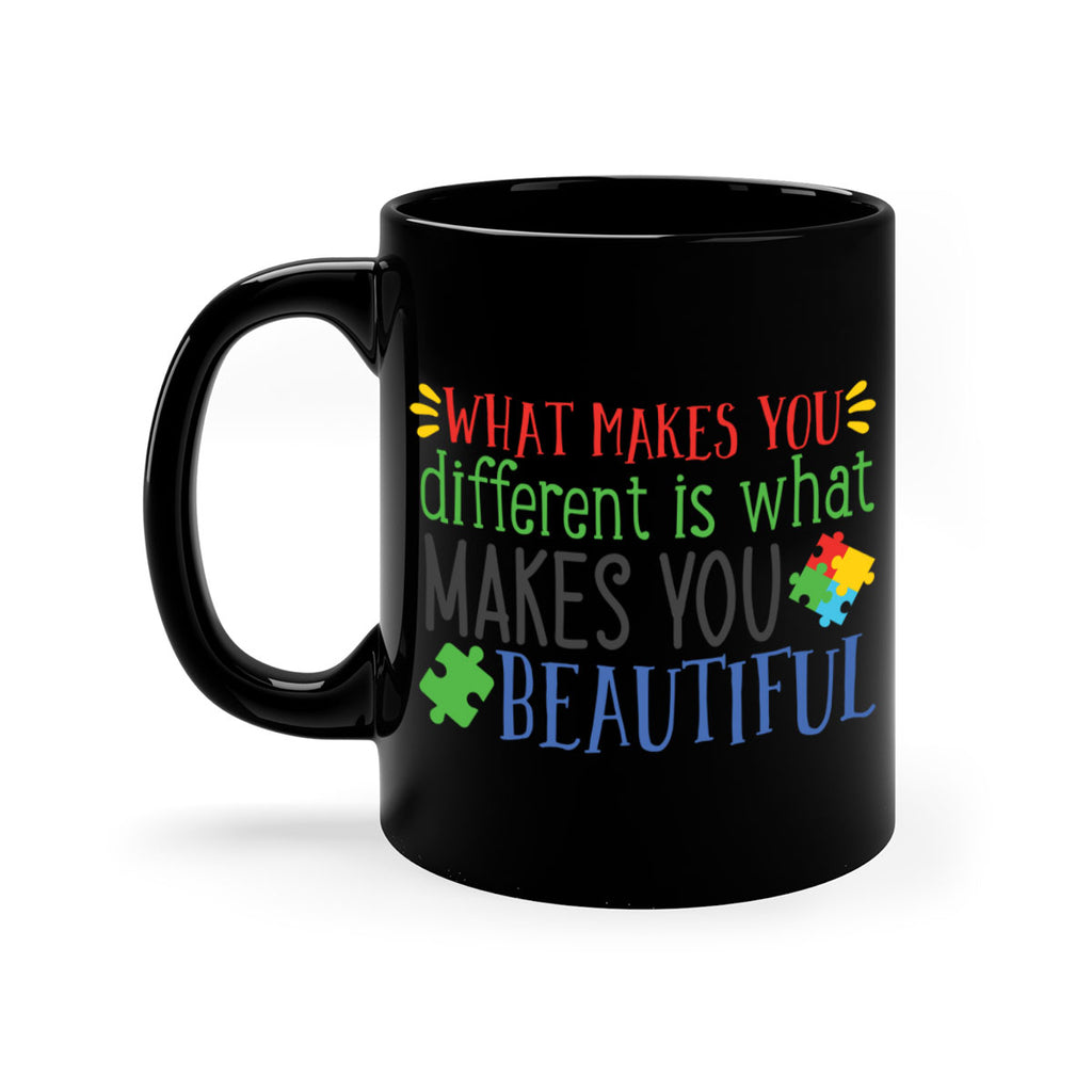 what makes you different is what makes you beautiful Style 3#- autism-Mug / Coffee Cup
