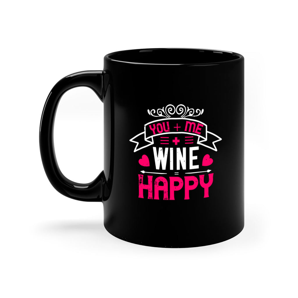 you me wine happy 1#- valentines day-Mug / Coffee Cup