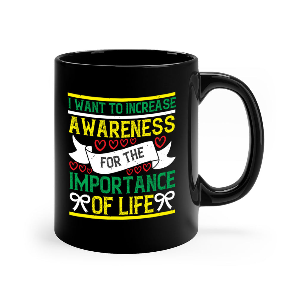 I want to increase awareness for the importance of life Style 44#- Self awareness-Mug / Coffee Cup