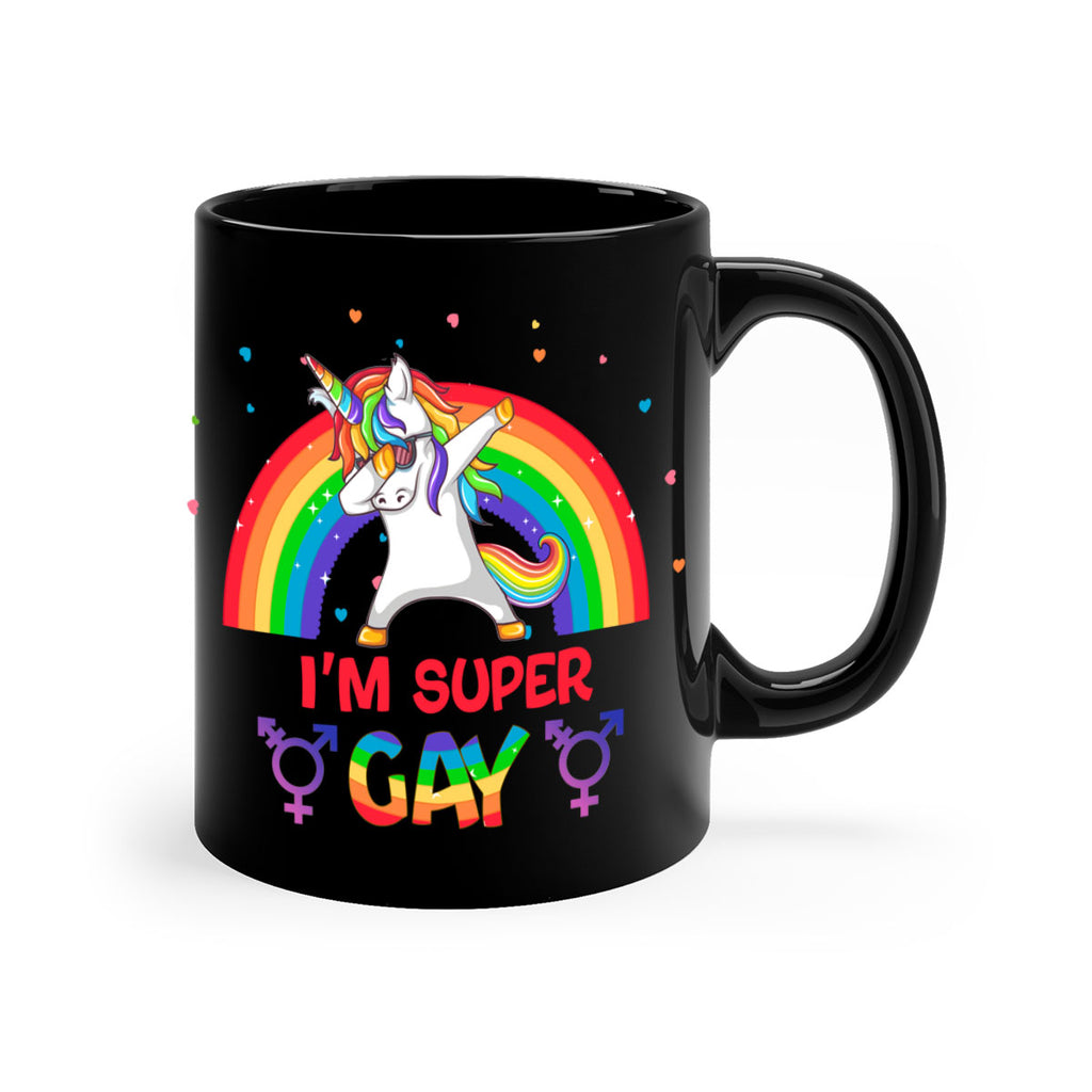IM Super Gay Lgbt Pride Unicorn Png 44#- lgbt-Mug / Coffee Cup