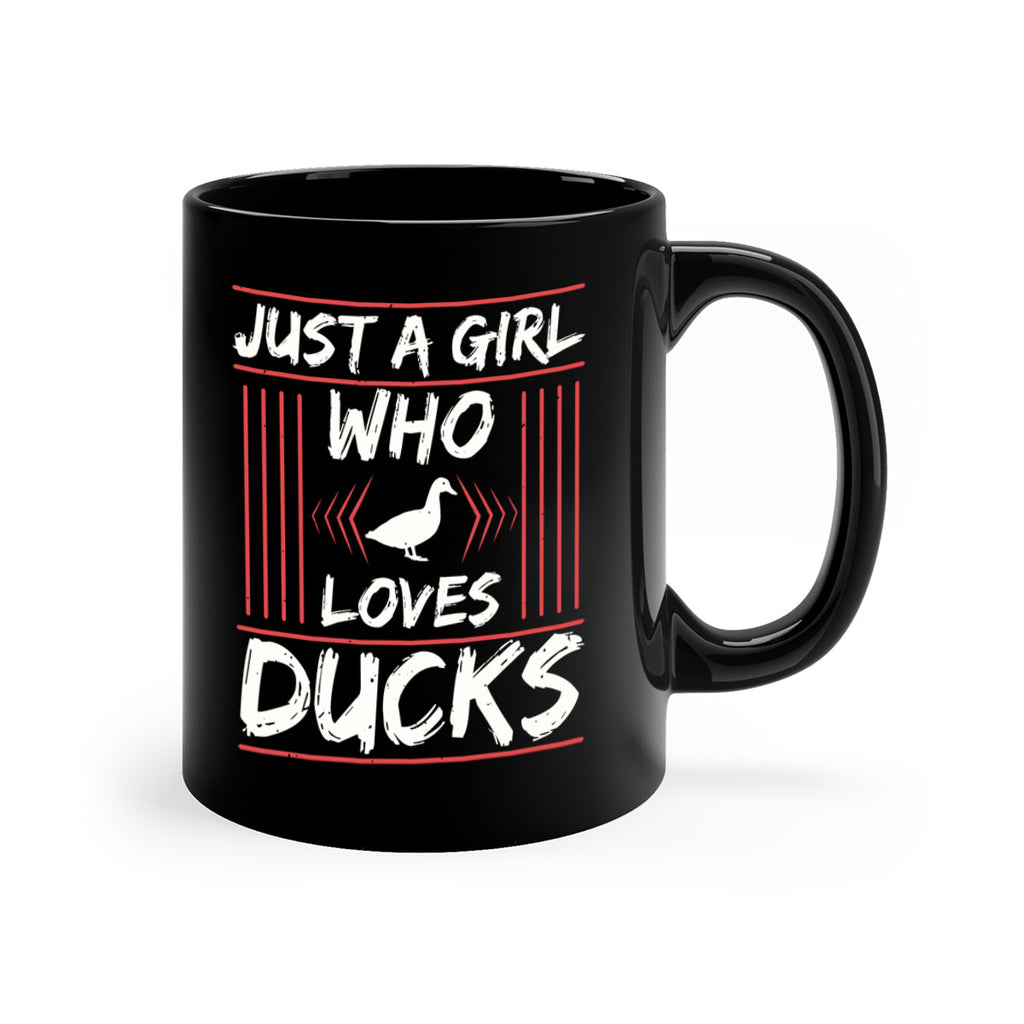 Just A Girl Who Loves Ducks Style 33#- duck-Mug / Coffee Cup