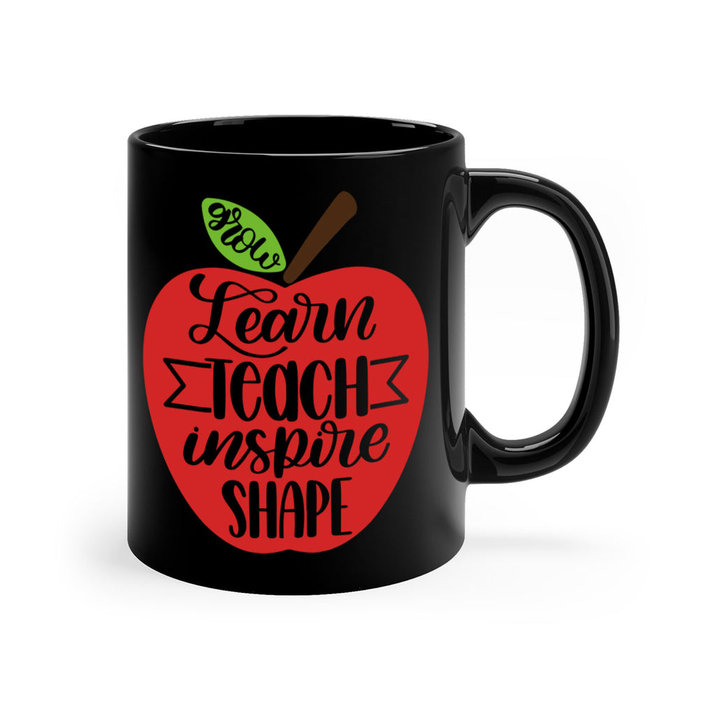 Learn Teach Inspire Shape Style 68#- teacher-Mug / Coffee Cup