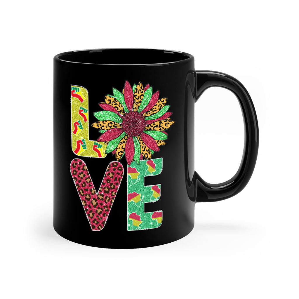 Love Juneteenth Day Fist Sunflower Png 7#- juneteenth-Mug / Coffee Cup