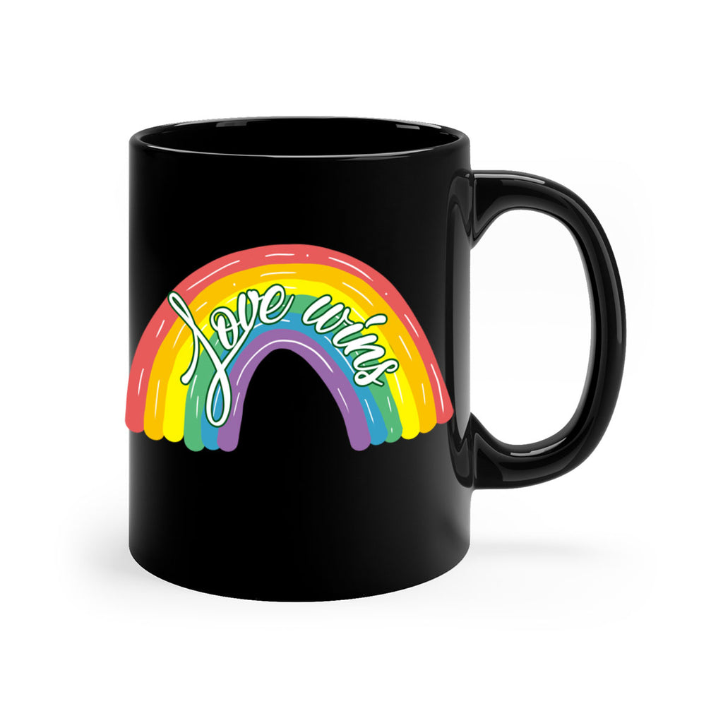 Love Wins Rainbow Lgbt Pride Png 28#- lgbt-Mug / Coffee Cup