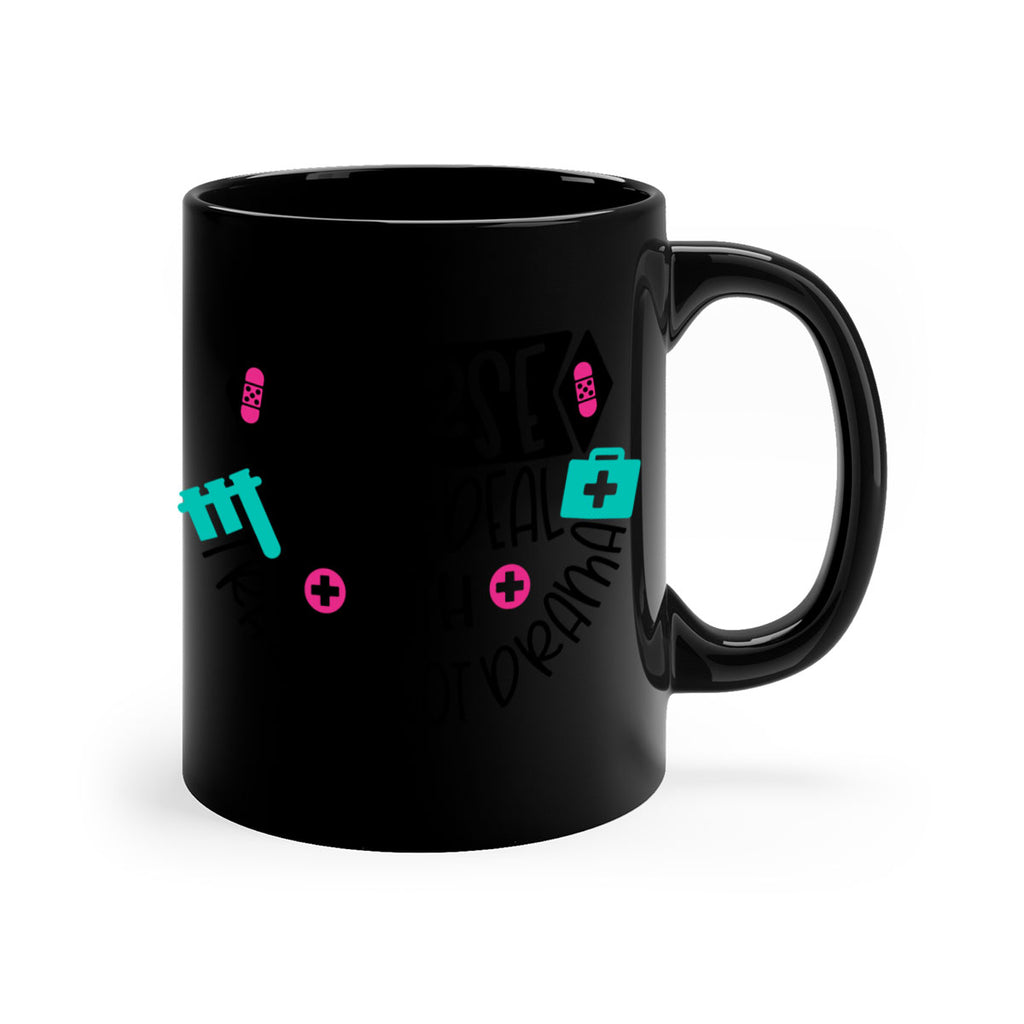 Nurse I Can Deal With Trauma Not Drama Style Style 115#- nurse-Mug / Coffee Cup