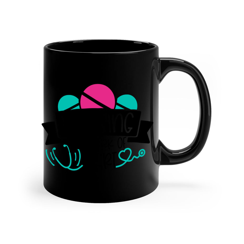 Nursing Is A Work Of Heart Style Style 71#- nurse-Mug / Coffee Cup